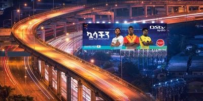 KW digital out-of-home advertising installation